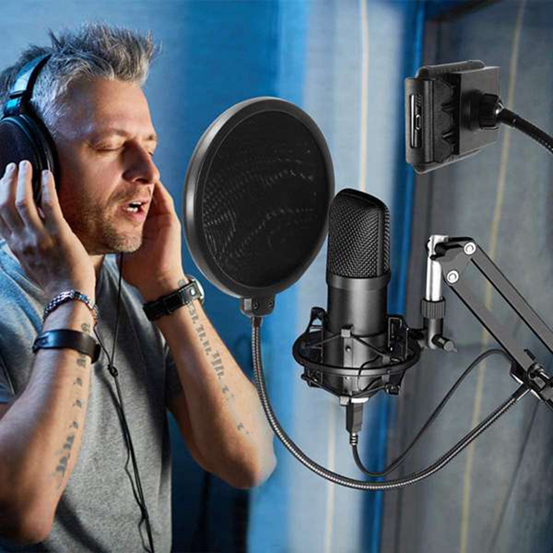 NALFI-Microphone Stand,Adjusta - Boom Arm Stand บทวิจารณ์และราคา