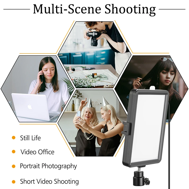 LED Video Light Dimmable Selfi - Video Light Panel Led บทวิจารณ์และราคา