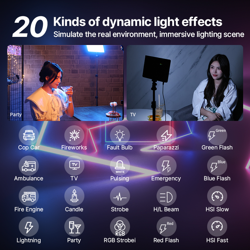 Ulanzi LT003 15W RGB Video Lig - Video Light Panel Led บทวิจารณ์และราคา