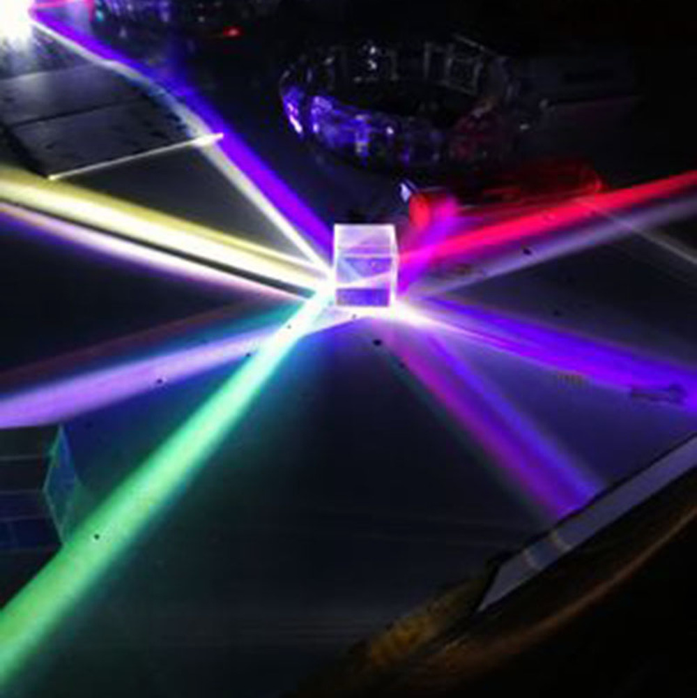 Glass Cube 23mm Dichroic Prism - Lighting Glass Photography บทวิจารณ์และราคา