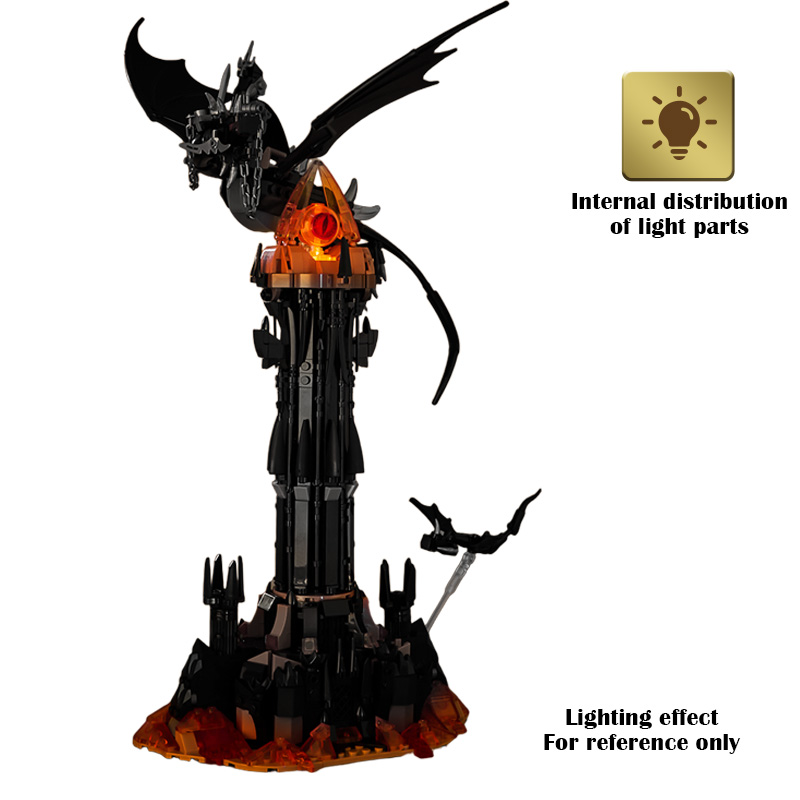 MOC Lord Rings Movie The Fell  - Led Ring Light 18 บทวิจารณ์และราคา