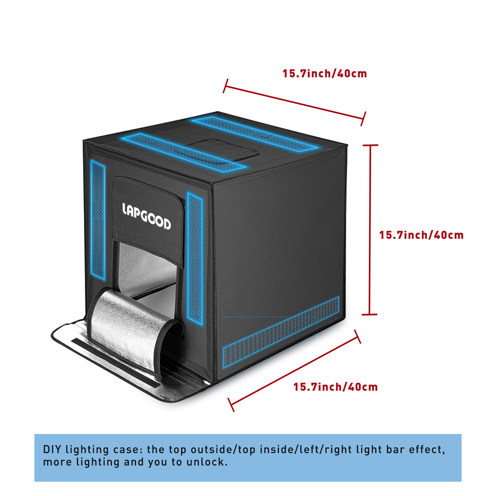 LAPGOOD Folding Photo Studio L - Jewelry Photography Lighting Kit บทวิจารณ์และราคา