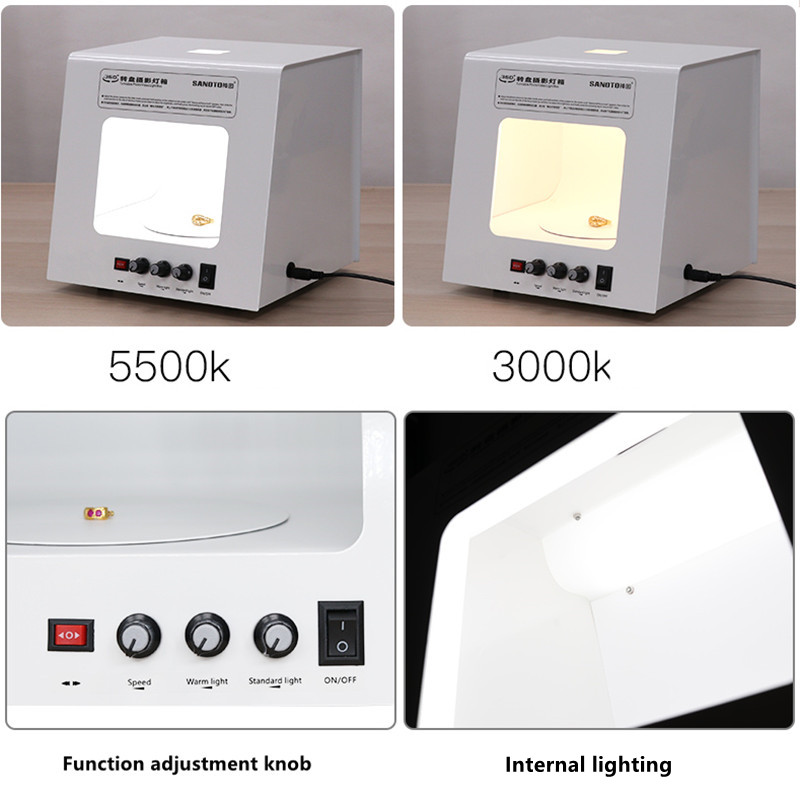 SANOTO Mini Photo Studio Photo - Jewelry Photography Lighting Kit บทวิจารณ์และราคา