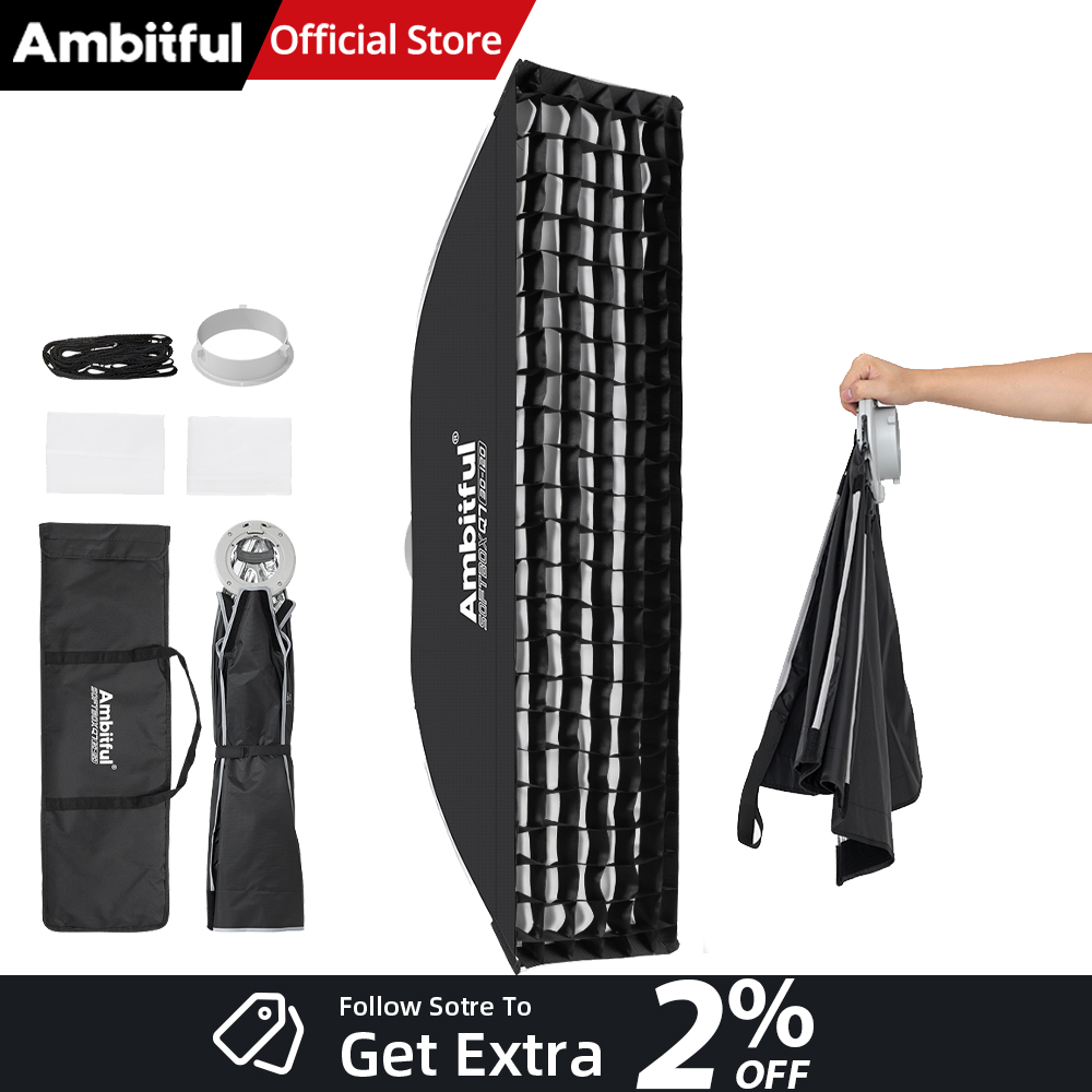AMBITFUL Q7-II 30*120cm Bowens - Photography Studio Lighting Set Up บทวิจารณ์และราคา