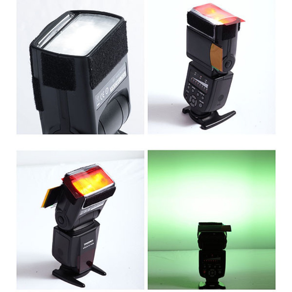 12 Colors Camera Flash Gels Li - Photography Lighting Gel บทวิจารณ์และราคา