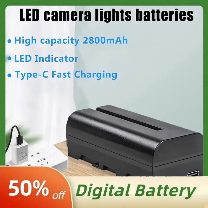 NP-F550C NP-F550 F570 Battery  - Video Light Panel Led บทวิจารณ์และราคา