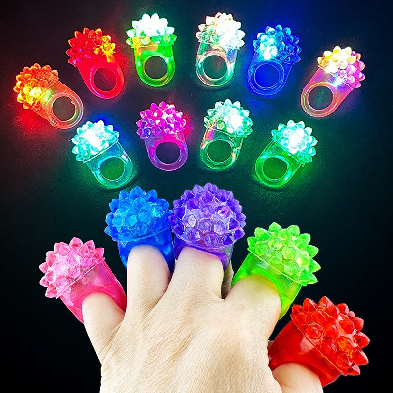 LED Light Up Ring Bumpy Rings  - Led Ring Light 18 บทวิจารณ์และราคา