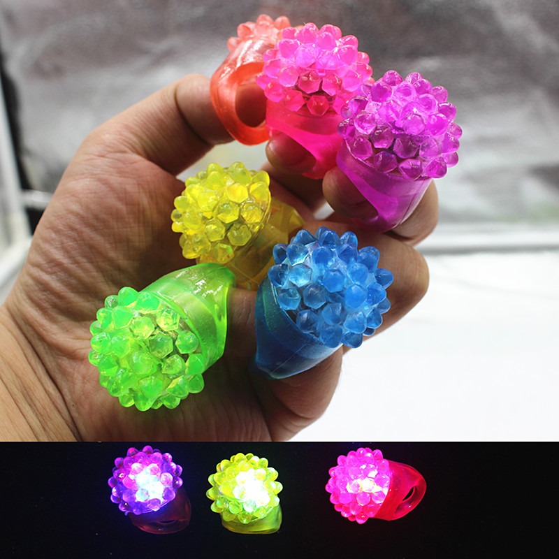 LED Light Up Ring Bumpy Rings  - Led Ring Light 18 บทวิจารณ์และราคา