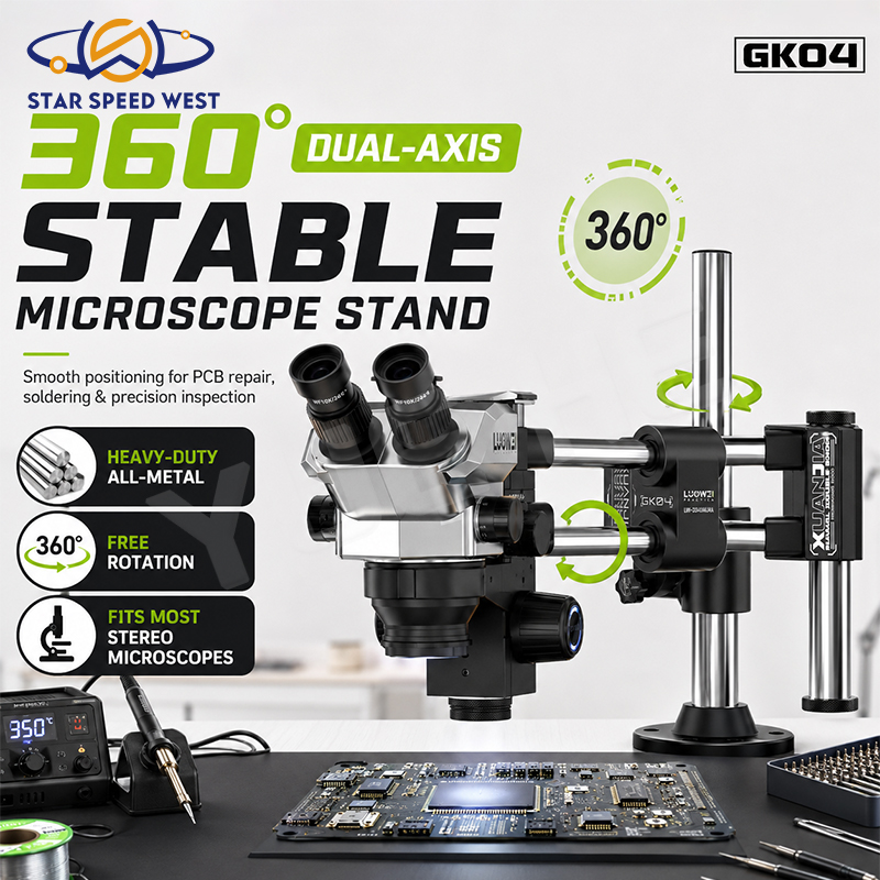LUOWEI LW-GK04 Dual Axis Doubl - Boom Arm Stand บทวิจารณ์และราคา