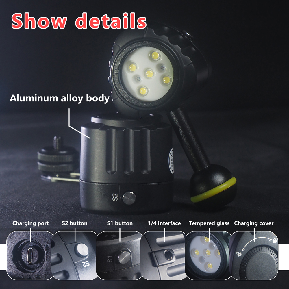 Seafrogs SL-18 1000LM Waterpro - Photography Lighting Brands บทวิจารณ์และราคา