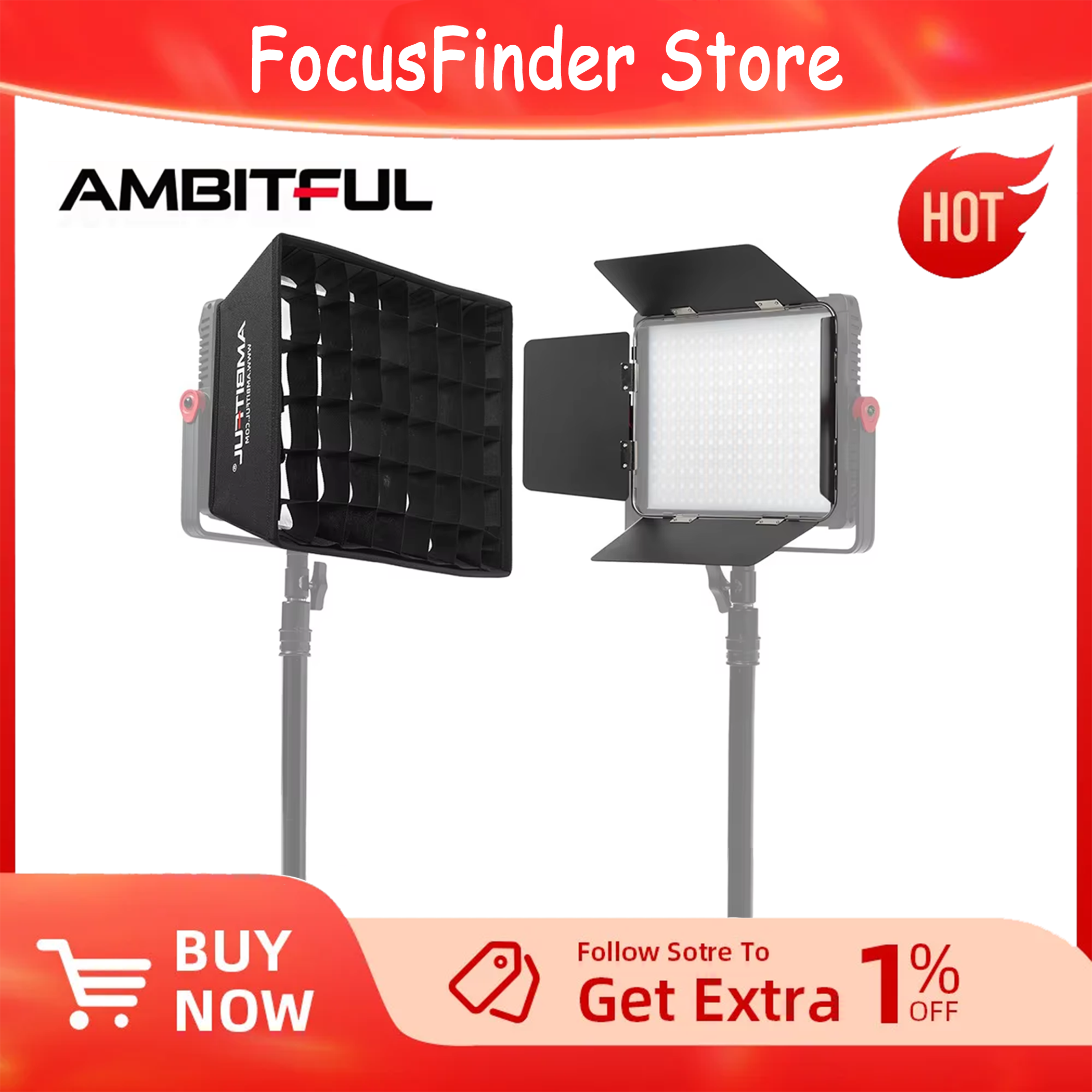 AMBITFUL P35R LED Video Panel  - Video Light Panel Led บทวิจารณ์และราคา