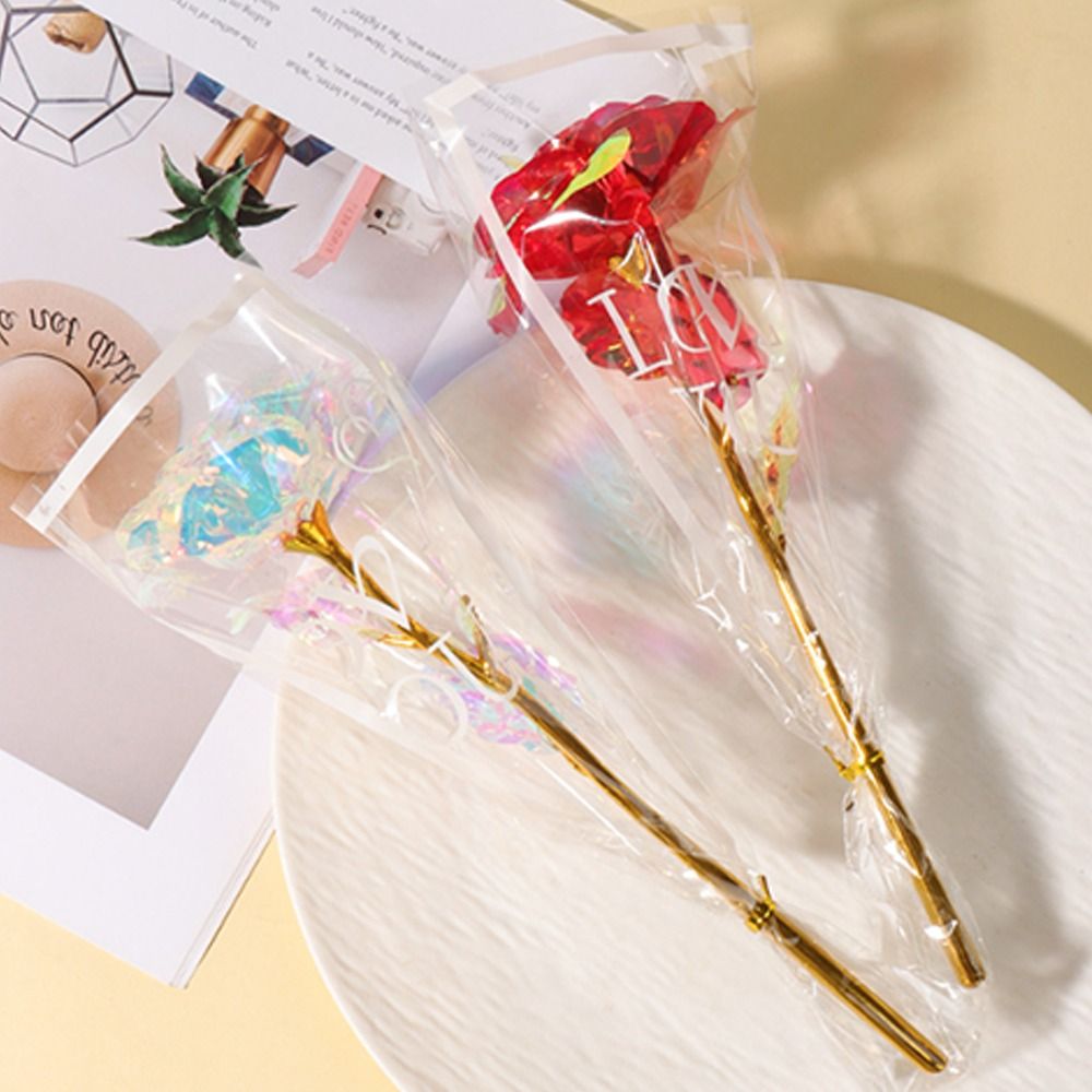 Glowing Gold Foil Rose Flower  - Photography Artificial Lighting บทวิจารณ์และราคา