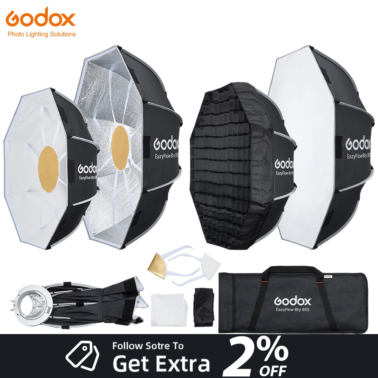 New Godox EazyFlow Beauty Dish - Photography Lighting Design บทวิจารณ์และราคา
