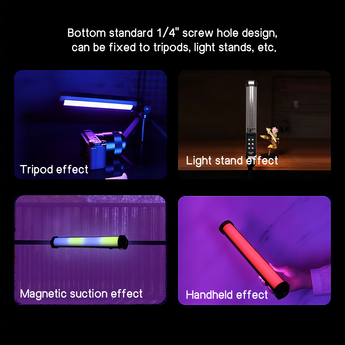 Long Lasting Rgb Handheld LED  - Photography Lighting Indoor บทวิจารณ์และราคา