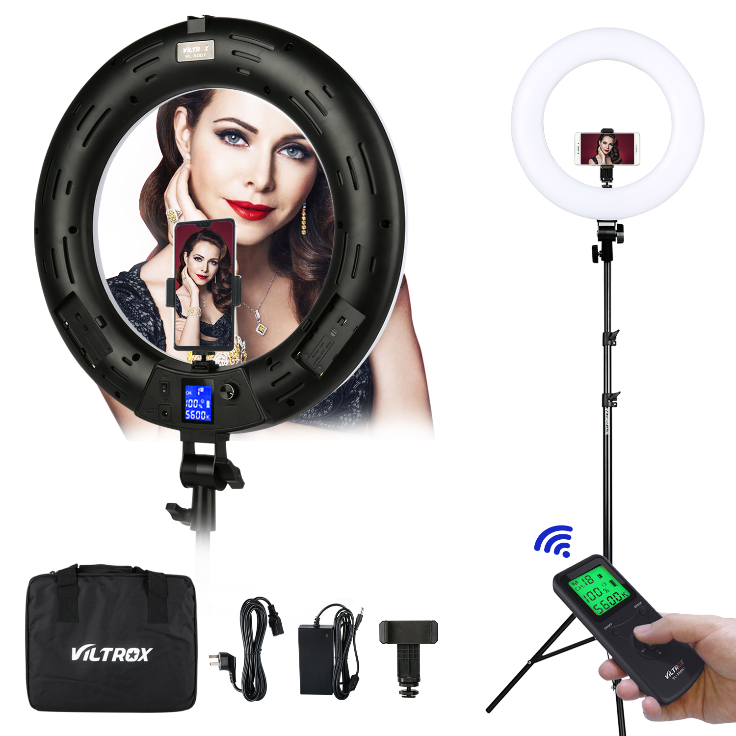 Viltrox VL-600T 45W 18 inch LE - Led Ring Light 18 บทวิจารณ์และราคา