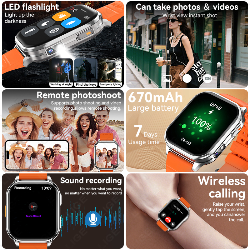 LIGE 2026 Camera Smart Watch M - Photography Lighting Gel บทวิจารณ์และราคา