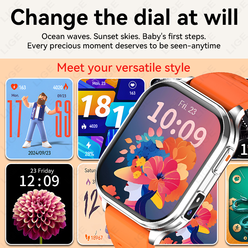 LIGE 2026 Camera Smart Watch M - Photography Lighting Gel บทวิจารณ์และราคา