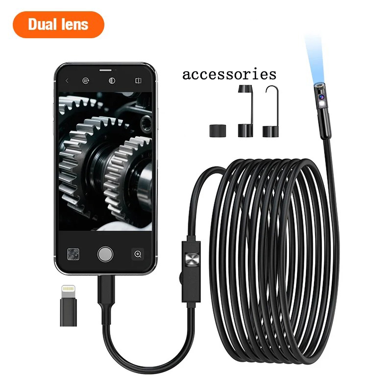 Single/Dual Lens Endoscope Cam - Photography Lighting Diagram บทวิจารณ์และราคา