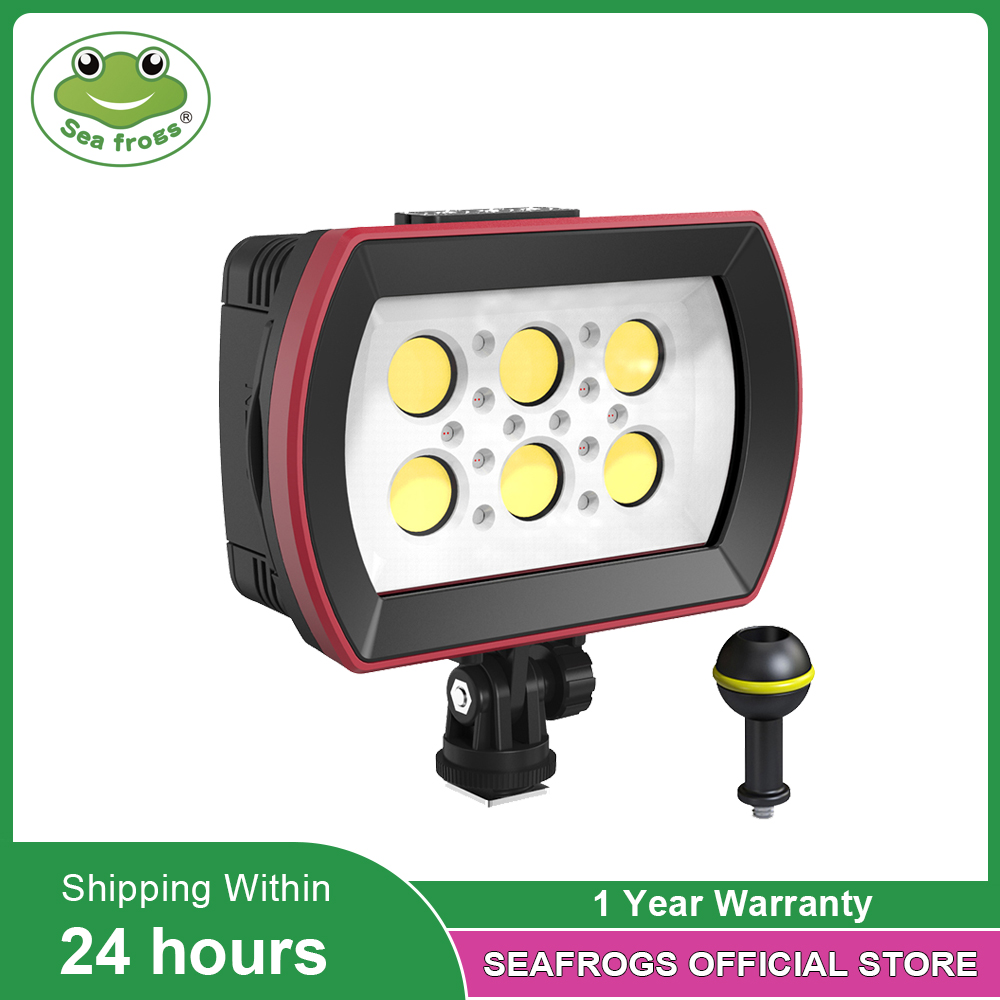 Seafrogs Aluminum LED Diving L - Photography Lighting Brands บทวิจารณ์และราคา
