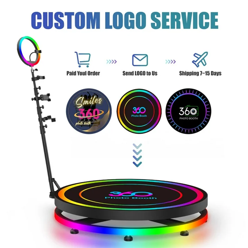 360 Photo Booth with Flight Ca - Photography Lighting Rgb บทวิจารณ์และราคา