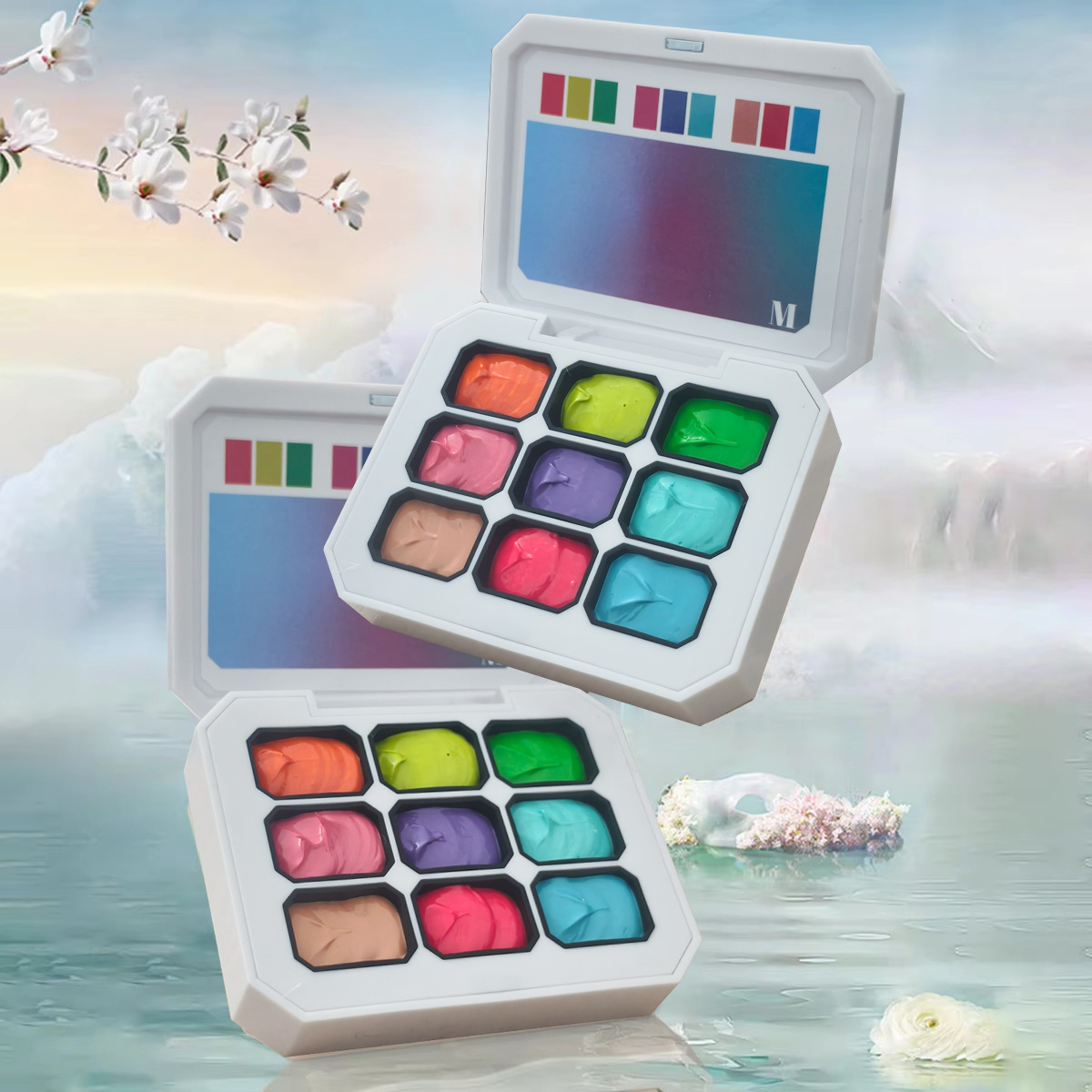 1pc 9-color solid nail polish  - Photography Lighting Gel บทวิจารณ์และราคา