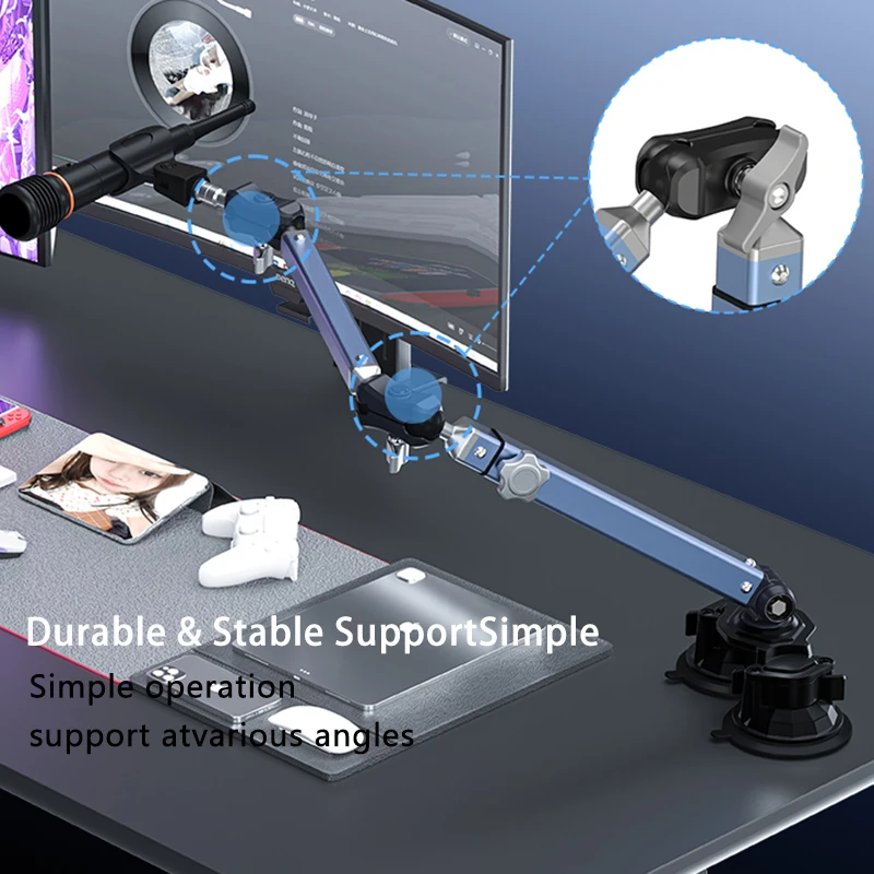 Professional Dual Suction Cup  - Boom Arm Stand บทวิจารณ์และราคา