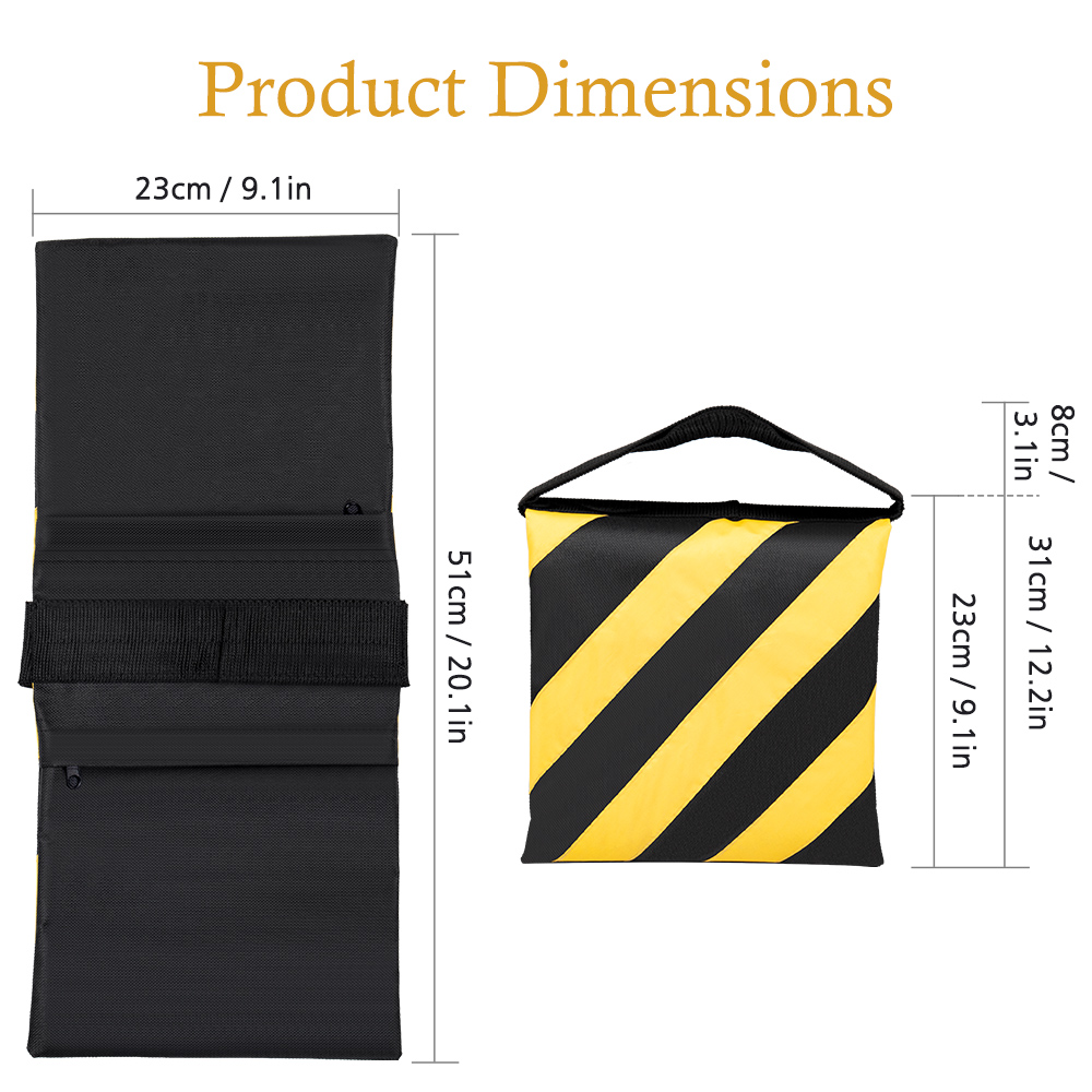 SH Black And Yellow Stripes Ph - Light Stand Sandbag บทวิจารณ์และราคา