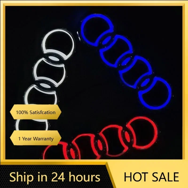 Hub Caps Hot For Audi 18*5.8CM - Led Ring Light 18 บทวิจารณ์และราคา
