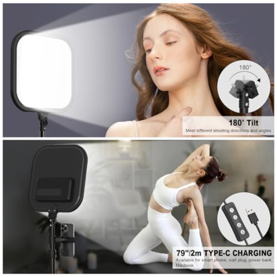 2Pack LED Video Light Kit, 15W - Photography Lighting For Studio บทวิจารณ์และราคา