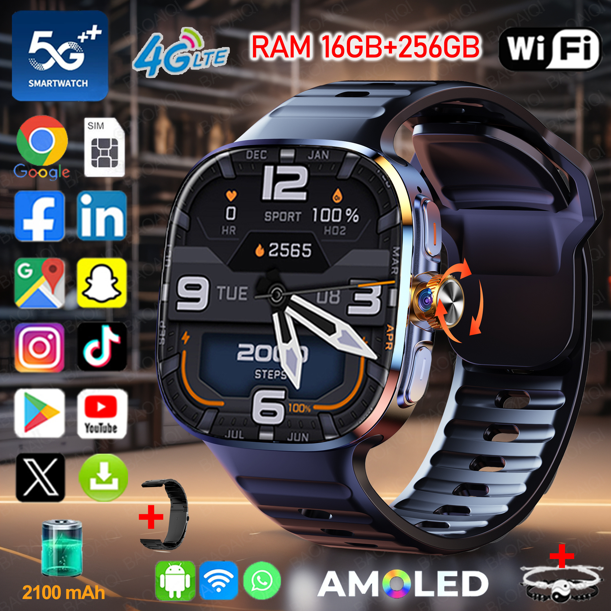 New Large Screen Smartwatch 4G - Photography Lighting Gel บทวิจารณ์และราคา