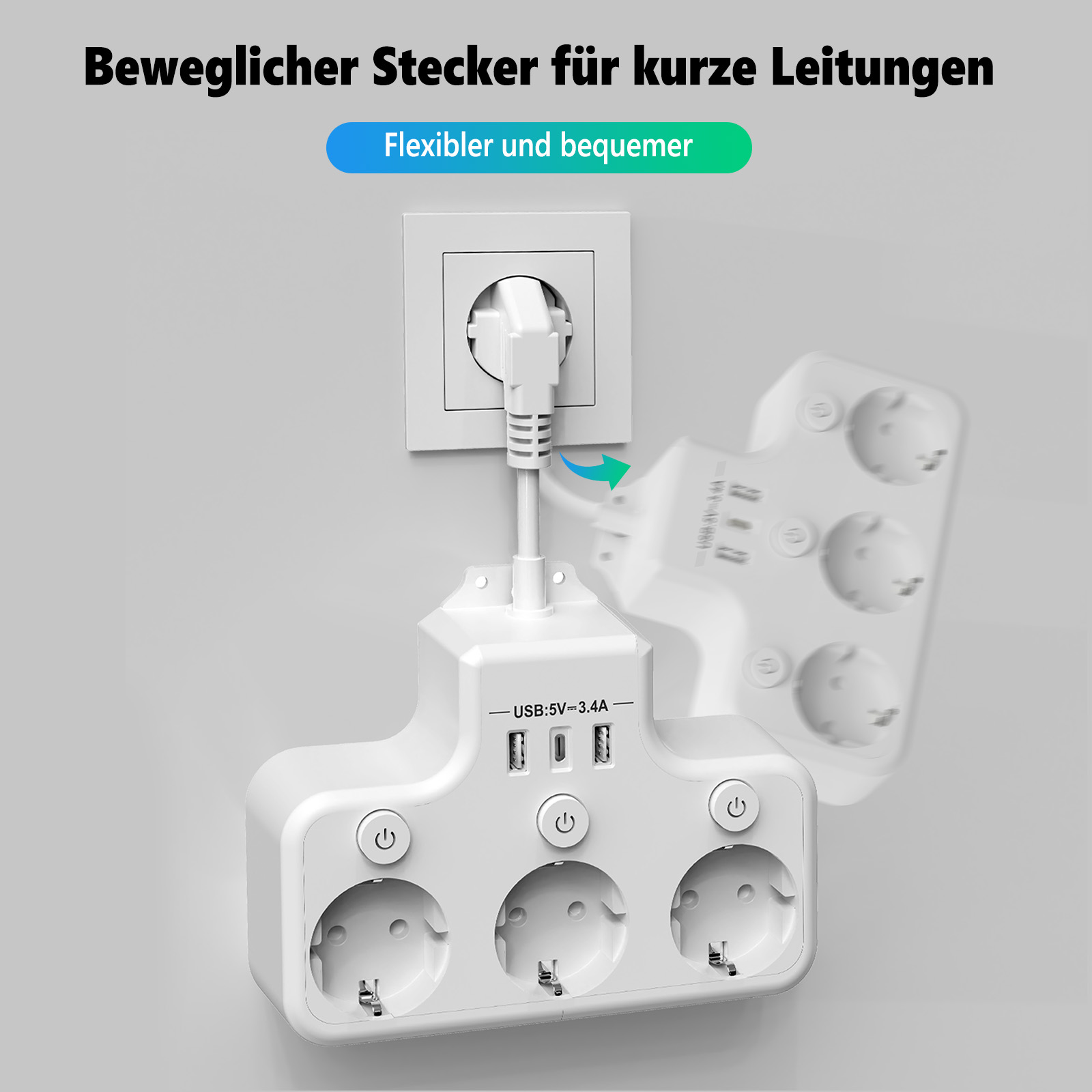 Multi Plug Electrical Outlet,  - Photography Lighting Uk บทวิจารณ์และราคา