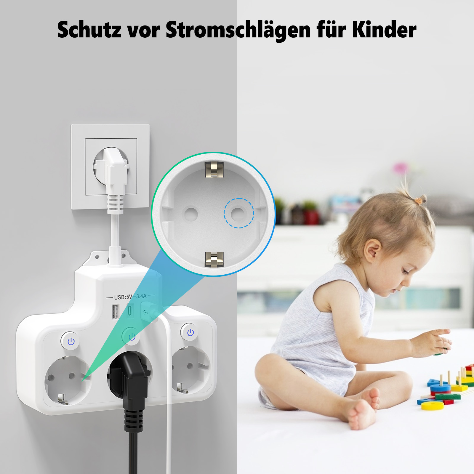 Multi Plug Electrical Outlet,  - Photography Lighting Uk บทวิจารณ์และราคา