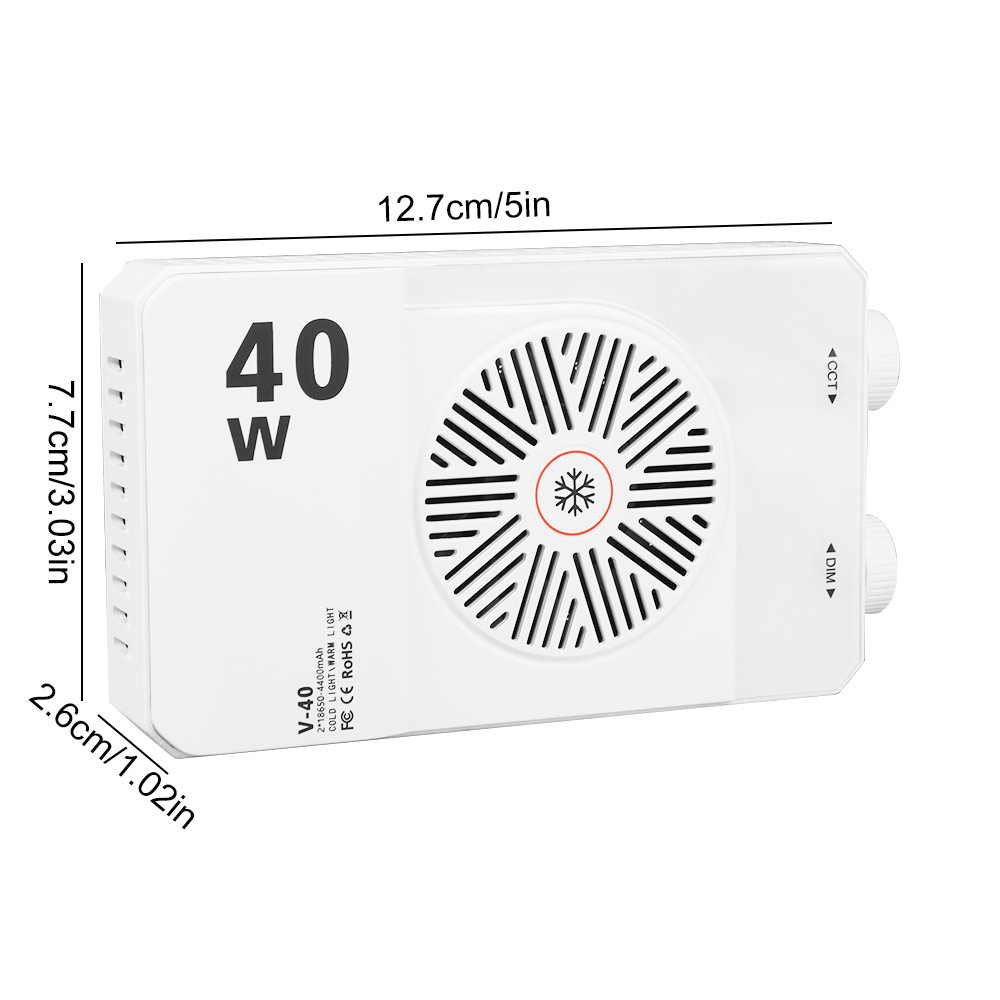 40W RGB LED Camera Light 2800- - Photography Lighting Rgb บทวิจารณ์และราคา