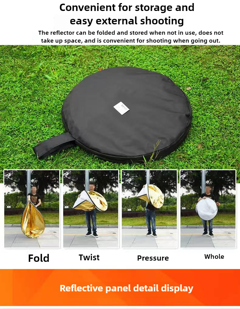 60*90cm Portable Collapsible P - Photography Lighting Reflectors บทวิจารณ์และราคา