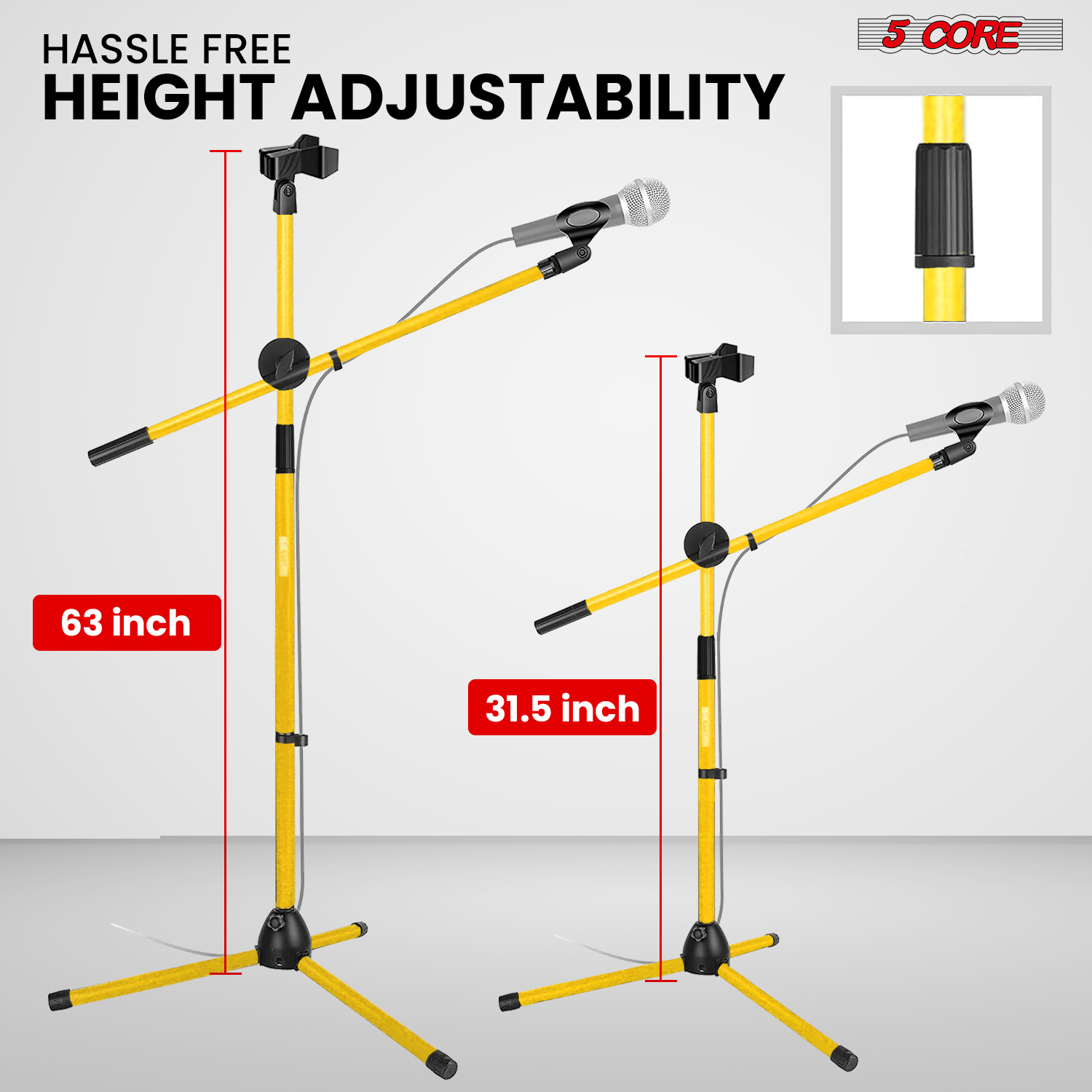 5 Core Microphone Stand Floor  - Boom Arm Stand บทวิจารณ์และราคา